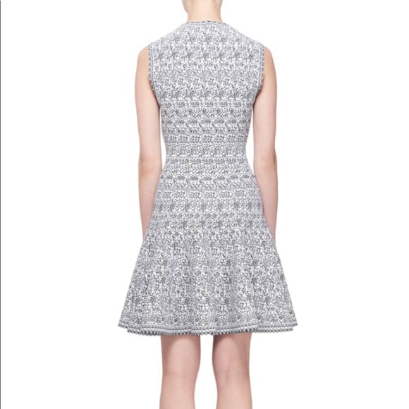 ALAIA Sleeveless Labyrinth Intarsia Dress - Picture 2 of 5